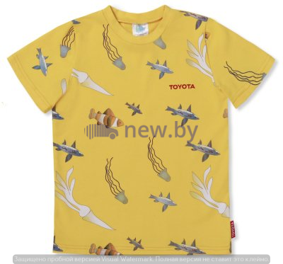 Детская футболка Toyota Kids T-Shirt Yellow, артикул TMDR9U0104