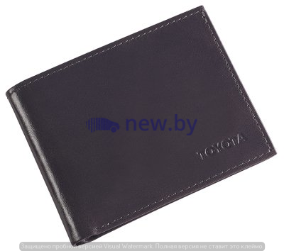 Кожаное портмоне Toyota Leather Wallet, Weekend, Grey, артикул TMSUV01WAL