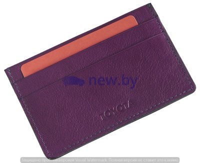 Кожаный футляр для кредитных карт Toyota Leather Credit Card Case, Weekend, Lilac, артикул TMSUV02CRD