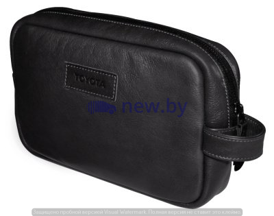 Кожаный несессер Toyota Leather Traveling Bag, Weekend, Black, артикул TMSUV03CAS