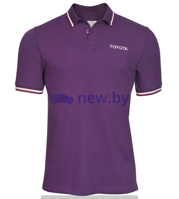 Мужская рубашка поло Toyota Men's Polo Shirt, Weekend, Purple, артикул TMSUV1M02M00