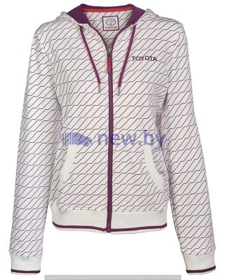 Женская толстовка Toyota Ladies Hoody, Weekend, White/Lilac, артикул TMSUV2L01S00