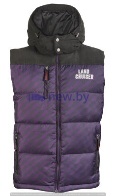 Мужской жилет Toyota Land Cruiser Men's Vest, Weekend, Black/Purple, артикул TMSUV3M02M00