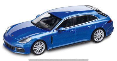 Модель автомобиля Porsche Panamera Sport Turismo 4S Diesel, Scale 1:43, Saphire Blue Metallic, артикул WAP0207600H