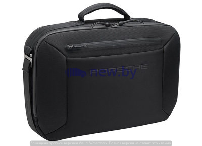 Сумка-рюкзак Porsche 2 in 1 Messenger Bag and Rucksack, Black, артикул WAP0359450K