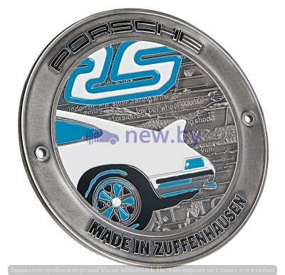 Эмблема на решетку радиатора Porsche Grille badge – RS 2.7 – limited edition, артикул WAP0500500H