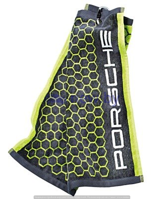 Полотенце для гольфа Porsche Golf Towel, Grey-Green, артикул WAP0600430G