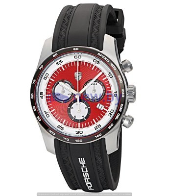 Наручные часы хронограф Porsche Sport Chronograph, Red/White/Black, артикул WAP0700040J