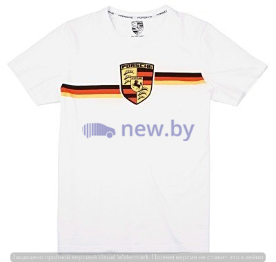Футболка унисекс Porsche Unisex Collector’s T-shirt Edition No. 1 – Porsche Crest, артикул WAP6610XS0G