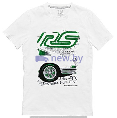 Футболка унисекс Porsche Collector’s Unisex T-shirt edition no. 6 – RS 2.7 – limited edition, артикул WAP7110XS0H