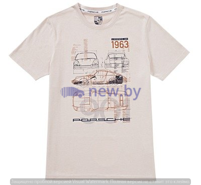 Футболка унисекс Porsche Collector's T-Shirt Edition No. 7 Unisex - Classic Collection, артикул WAP7120XS0H