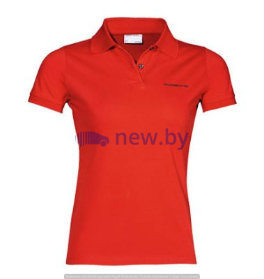 Женское поло Porsche Porsche Women's Polo Shirt, Pure Red, артикул WAP9080XS0B
